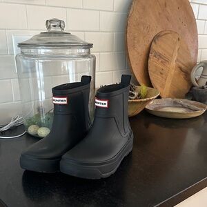 Hunter Black Rain Boots for Women